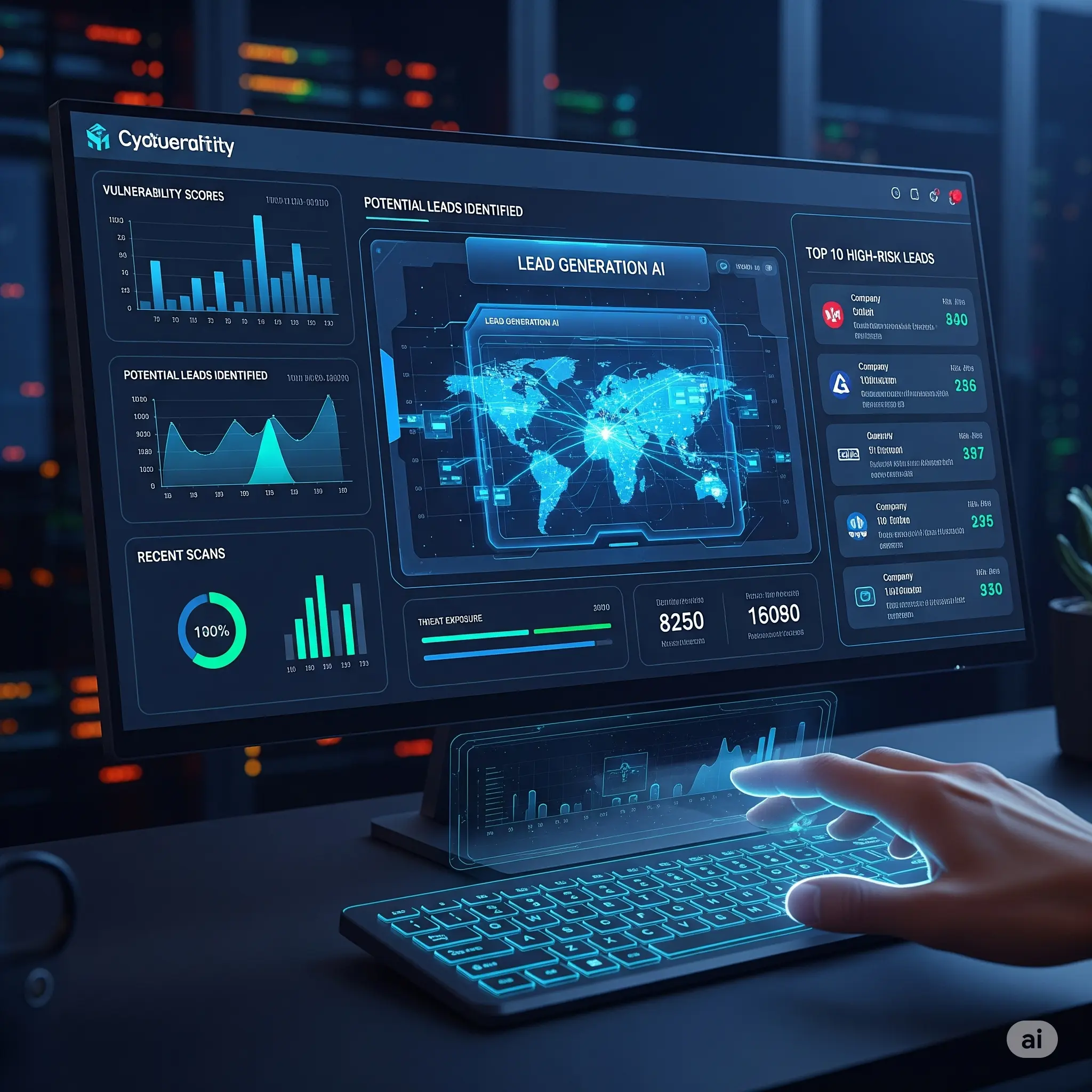 Cybersecurity Lead Generation Tool